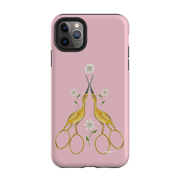 iPhone Tough Case - Heron Scissors By Catherine Rowe