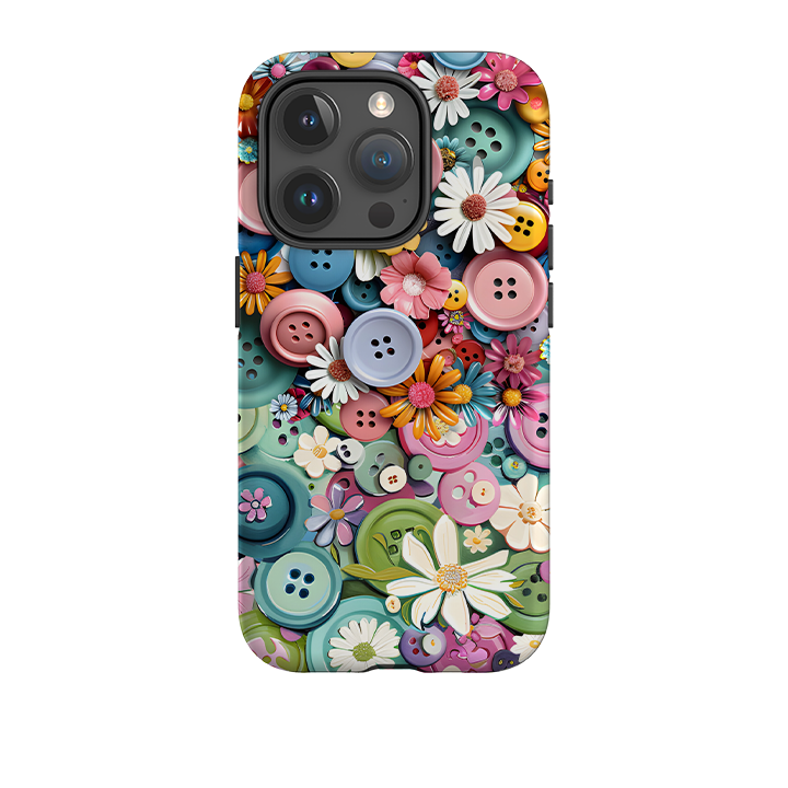 iPhone Case - Floral Buttons