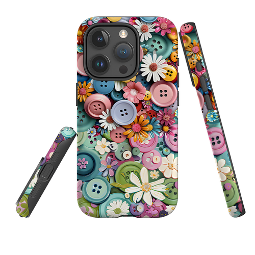 iPhone Case - Floral Buttons